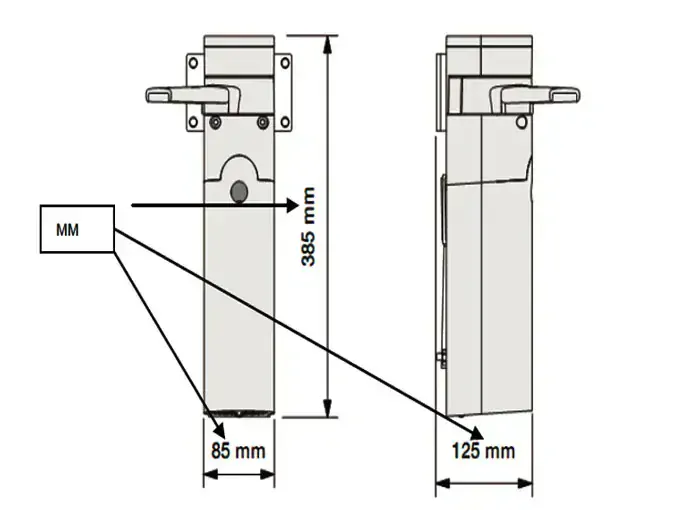 NICE Walky sada pre dvojkrídlovú bránu do 1,8m / krídlo, 1x WL1024, 1x 1024C (24V, 120W, 100Nm), 1x WLA1, 2x ON2E, 1x OXIBD, 1 pár EPMB, 1x WLT