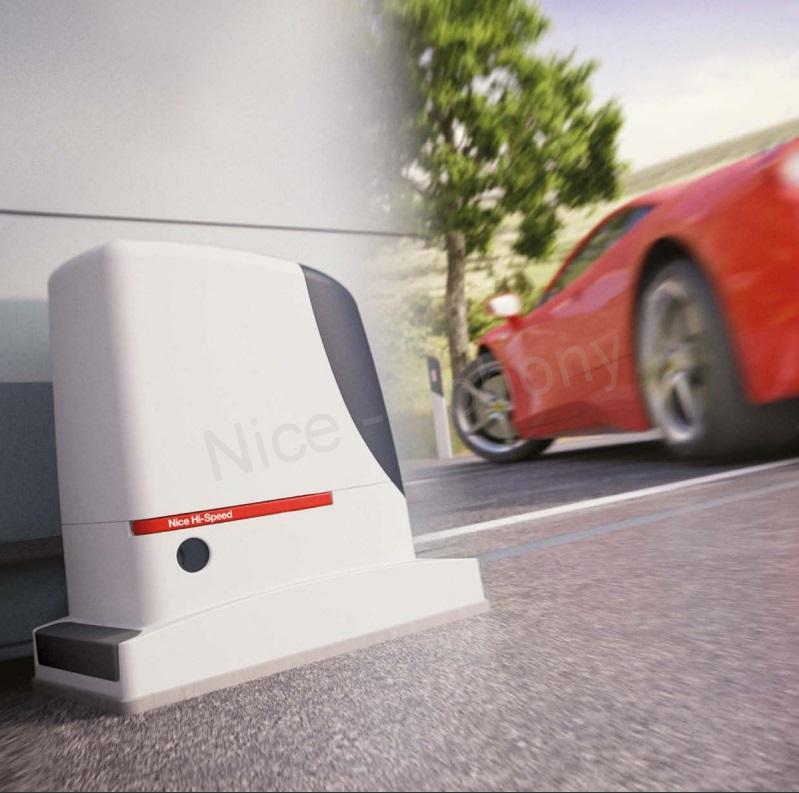 RUN1200HS-KIT HI-SPEED Sada pre rýchly pohon pre posuvnú bránu do 1200kg, 24V, v-32cm/ s, 700W, 1x OXIBD, 1x EPMB, 1x ON2E, 1x ELDC