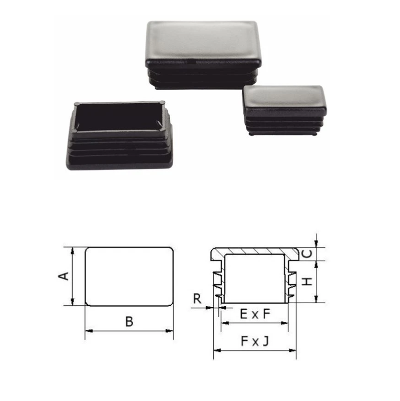 ZP100x150 Obdĺžnikové, materiál polyetylén,  Antracit,
