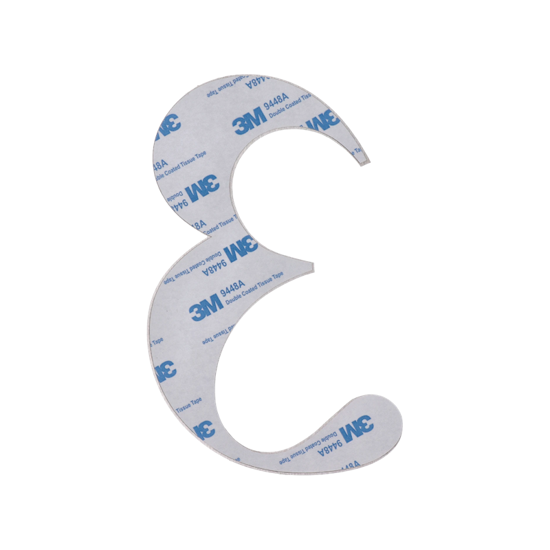 EB1-CD3M156 Číslo domové 1, (156x1.5mm), s 3M páskou, brúsená nerez K320 / AISI 304