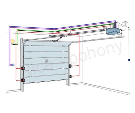 NICE SNA31 - Predĺženie ku koľajnici SNA30 sekcionarnej brány 1m