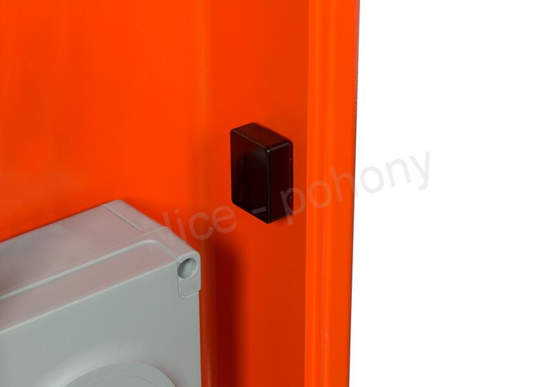 NICE WIDE-M automatická závora do 4m, 24V, do 300 cyk. /h, oranžová bez majáka a