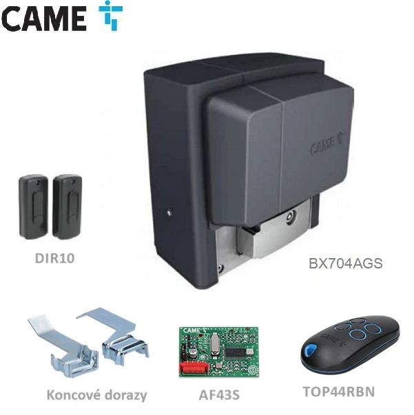 CAME BX704AGS - 1x BX-704GS, 1x ZBX7N-7, 1x DIR-10, 1x AF-43-S, 1x TOP44RBN, do 400 kg