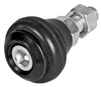 CP450 - Vodiace koliesko polyamidové s gumovým k rúžkom, fi.43mm