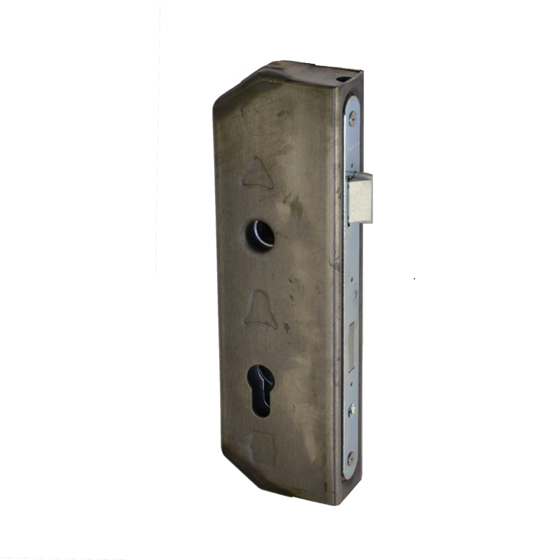 KZK225 kazeta 260x80x40mm, na profil 40x40mm so zámkom, rozteč 90mm ,obojstranný