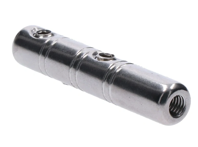 EB1-LP4 úchyt so závitom M6 pre nerezové lanko ø4mm, brúsená nerez K320/ AISI304