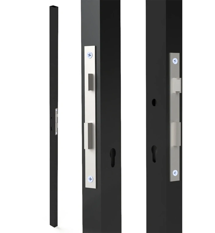 Profil 60x40x2mm so zámkom, 2000mm, ľavý ( jeden otvor na kľučku ) KZJ60x40-L