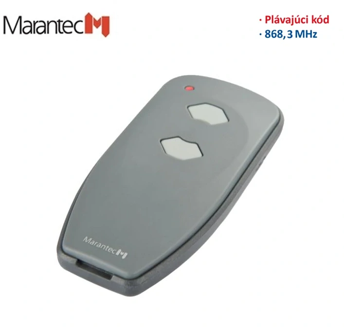 MARANTEC Digital 382, 868 MHz - diaľkový ovládač pohonu brány a vrát 2-kanálový