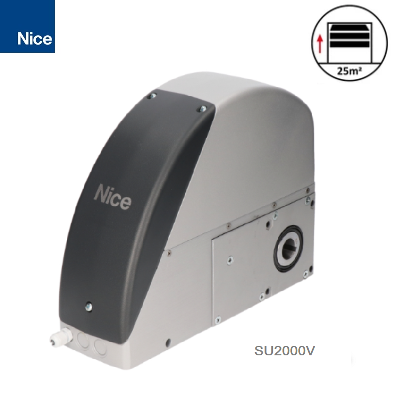 NICE SU2000V - rýchly, od 10m2 do 25m2, magnetický enkóder, do 23.5ot. /min.