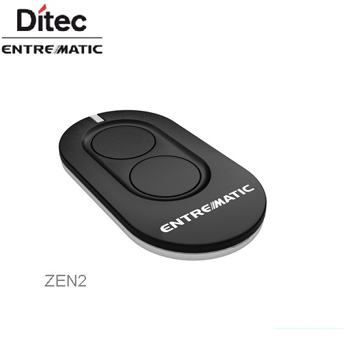 Ditec ZEN2 - diaľkový ovládač Plávajúci kód, 433,92MHz