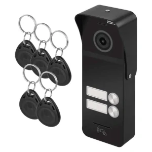 H3017 Farebná dverná kamerová jednotka EM-10AHD RF-2, dvaja účastníci