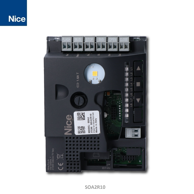 NICE SOA2R10 nová elektronika pre SOON, kompatibilná so starou jednotkou SOA2/A