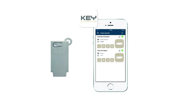 KEY KUBE - Bluetooth rozhranie pre ovládanie brány prostredníctvom aplikácie