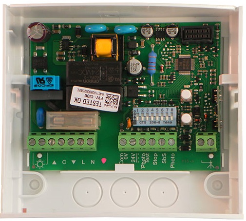 NICE MC200 riadiaca jednotka pre 1 motor 230V so zabudovaným príjmačom pre FLO, FLOR, Smilo, s rozšírenými funkciami-nahrádza jednotku A01 a A02