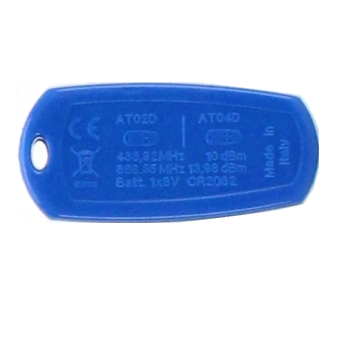 CAME AT02D - plávajúci kód s duálnou frekvenciou - 433,92 - 868 MHz - náhrada TOPD4REN