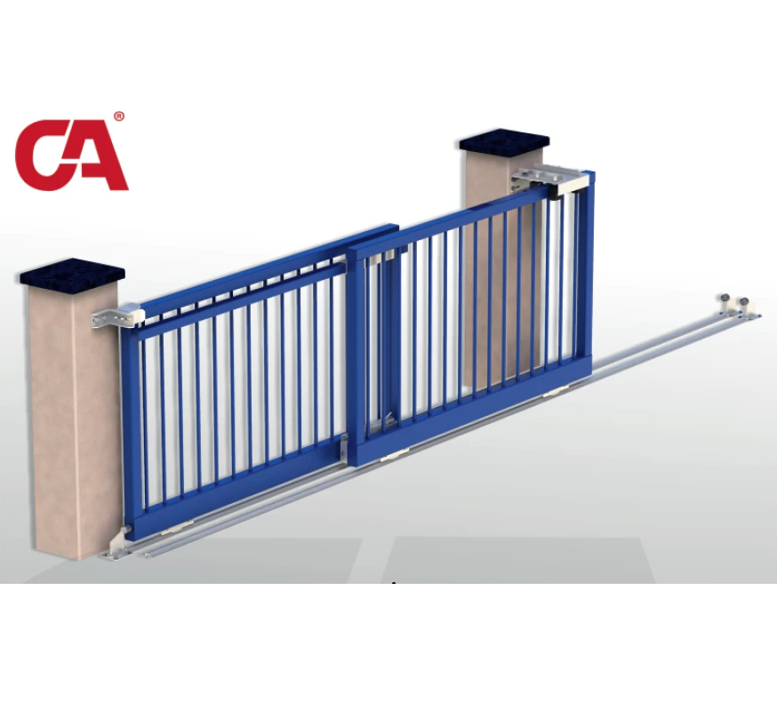 C3000KIT kompletný set pre teleskopickú posuvnú bránu, max. šírka prejazdu 8m, Combi Arialdo