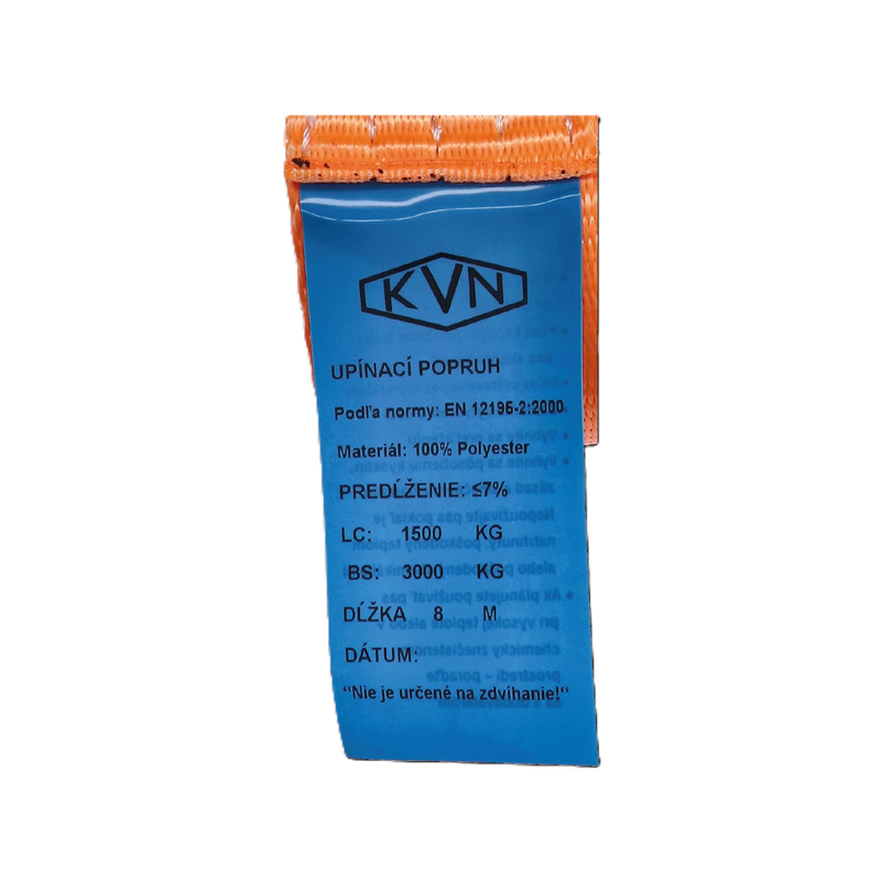 upínacie popruhy 3t - GURTNE-3t, dĺžka 4,6,8,10m