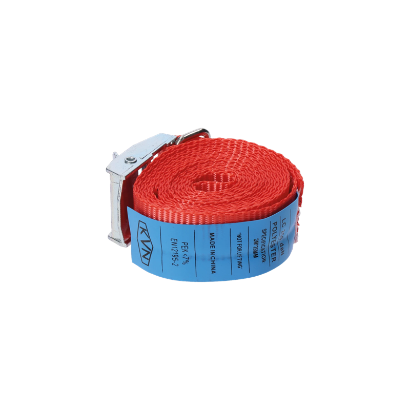 rýchloupínací pás, 2m, 25mm, so sponou a voľným koncom, LC 250 daN, vyrobený v súlade s normou STN EN 12195-2