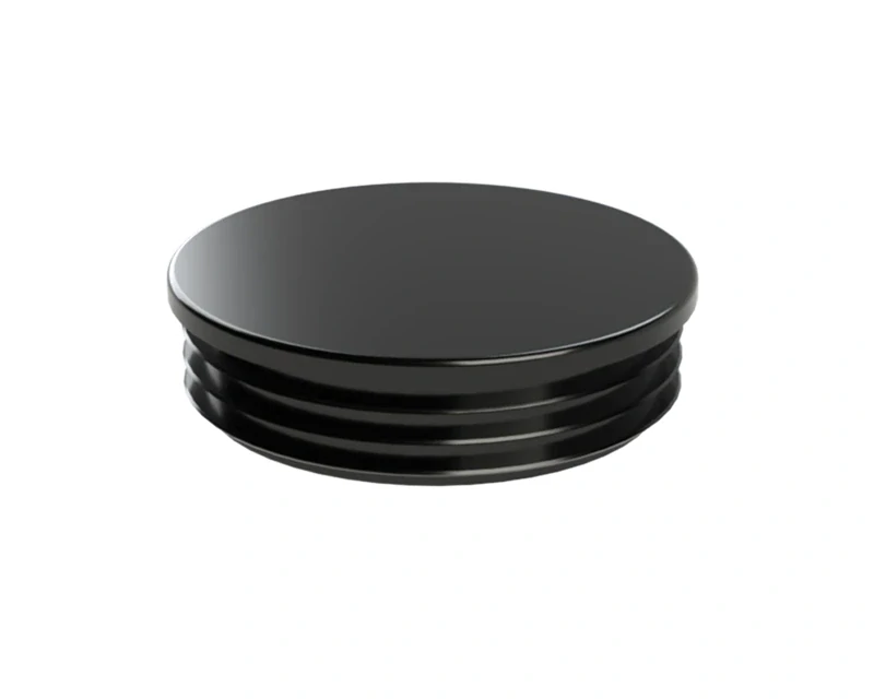 ZO 3BLACK Vnútorná krytka guľatá ø 90 mm, plastová, čierna