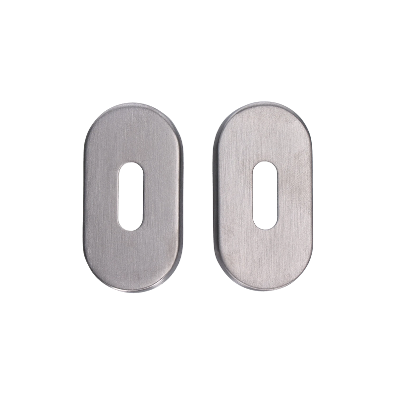 EB1-KGS2N - oválna rozeta na cylindrickú vložku (62x32mm), bal.: 1 pár, brúsená nerez K320 /AISI304, spodná časť nerez