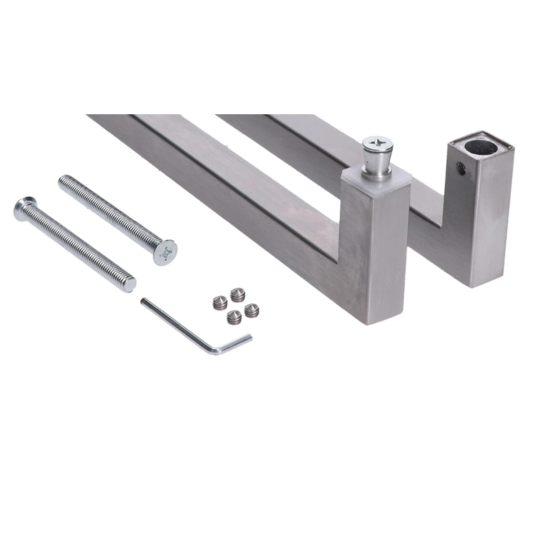 EB1-DM03 - nerezové madlo (500x60x0.8mm / 20x20mm), brúsená nerez K320 /AISI304