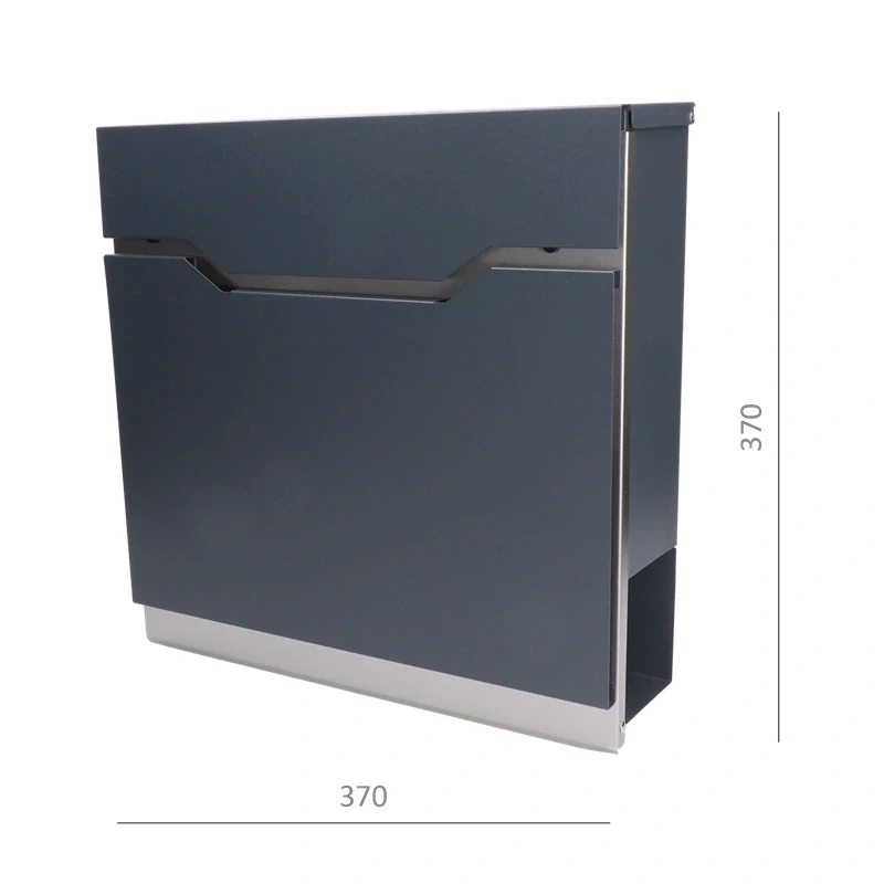 SMA-13 Poštová schránka, A4, nerez AISI410 a pozink, RAL7016