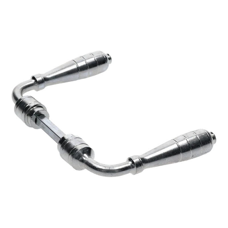 KLU25Zn Kľučka 120x80mm, priemer osadenia 18mm, zinok, pár