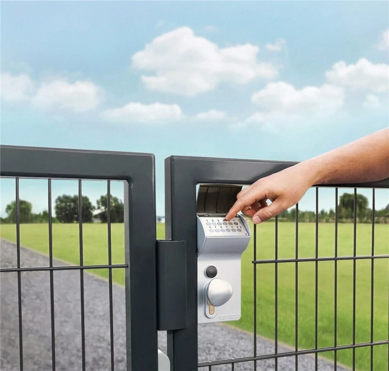 ZIVL Strieborná  - LOKQ4040Y2L-VCAC LOCINOX® Elektronický kódový zámok pre profil 40 až 60mm, možnosť úpravy PIN kódu