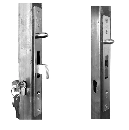 KZK4420PB-90 Profil 40 x 40 x 1,5 x 2000mm so zámkom, rozteč 90 mm