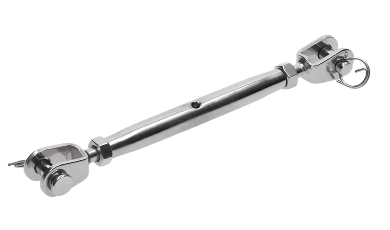 EB1-LSM8 šponovák pre nerezové lanko, so závitom M5-M8 a LH5-LH8, brúsená nerez K320/AISI304