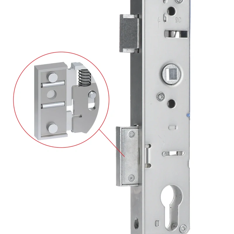 ZM92/40H Zámok vložkový, zápust 40 mm, rozteč 92 mm, obojstranný
