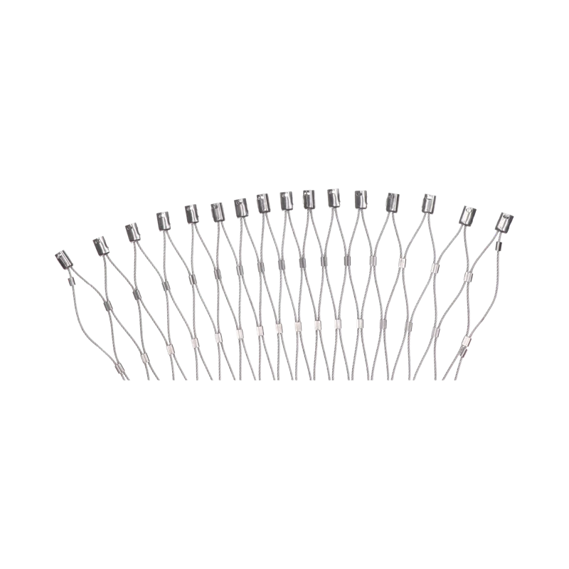 EB2-0201-50x50 Lanková sieť 0,8 x 1 m, oko 50 x 50mm, ø 2 mm, AISI 316