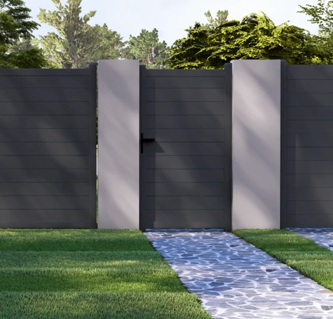 AL-BR-PER-1 Personálna bránka, hliníková, šírkovo nastaviteľná, 1000 x 1788 mm