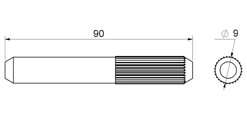 C901/16 - Čap na prepojenie U profilov Combi Arial do C902/16, C900/16