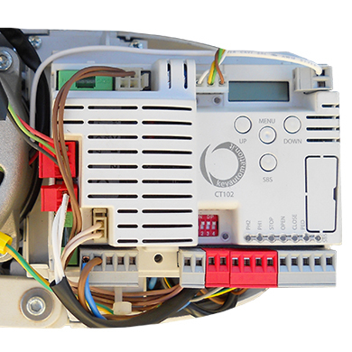 TURBOKIT120 pre posuvné brány do 1200kg, 1x SC-122, 1x CT-102, 2x SUB-44R, 1x RXM-E, 1 pár FT-32