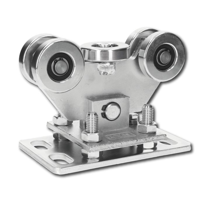 W Set69Zn-P samonosný systém 69x69x4 posuvnej brány do 200kg/4,5m otvor, pozinkovaný profil 