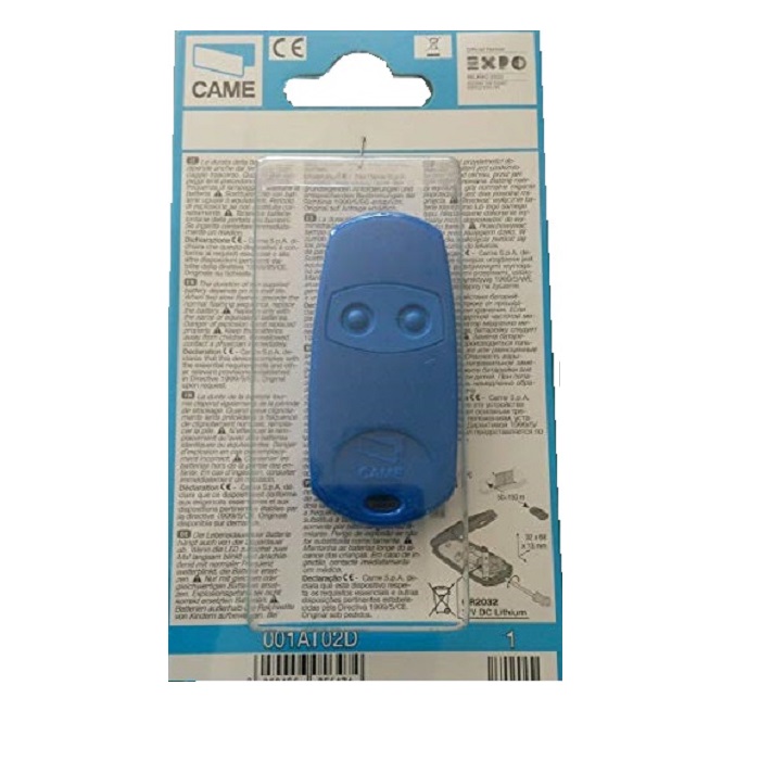 CAME AT02D - plávajúci kód s duálnou frekvenciou - 433,92 - 868 MHz - náhrada TOPD4REN