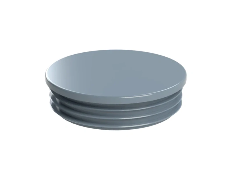 ZO80GRAY Vnútorná krytka guľatá ø 80 mm, plastová, sivá