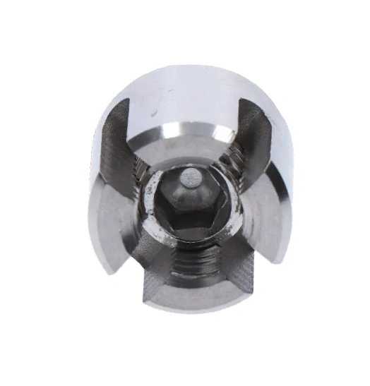 EB1-LVX Úchyt pre nerezové lanko ø3-5mm, brúsená nerez AISI304