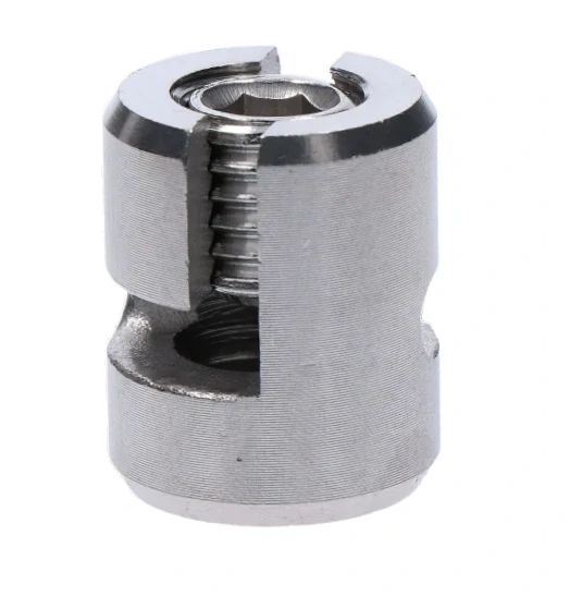 EB1-LVY4 - Úchyt pre nerezové lanko ø4mm, brúsená nerez K320/AISI304