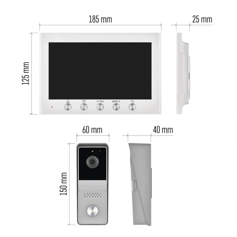 H2060 Sada domáceho video vrátnika EM-04Z 2WIRE