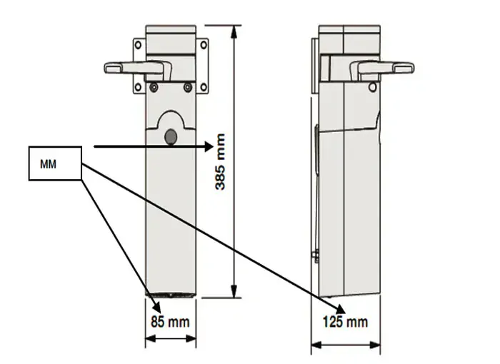 NICE Walky Kit1024 sada pre jednokrídlovú bránu do 1,8m / krídlo, 1x WL1024C, 1x WLA1, 2x ON2E, 1x OXIBD