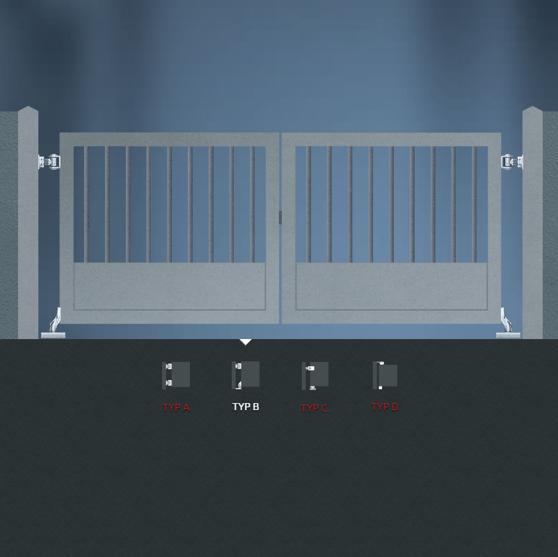 C378/M18  záves nastav. s kontramaticou, platňa 80x80mm
