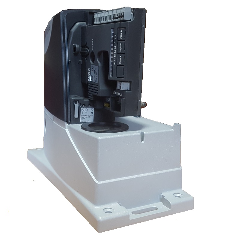 NICE RB400BDKCE 1x RB400, 1x RBA3R10, 2x MYGO, 1x OXIBD, 1 pár EPMB, 1x ELDC, sada pre posuvnú bránu do 400kg/ prejazd 7m