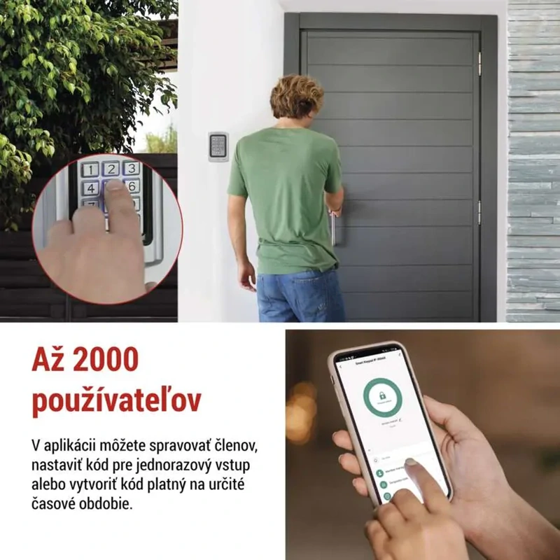 H5023 GoSmart Kódová klávesnica IP-006AX, WiFi