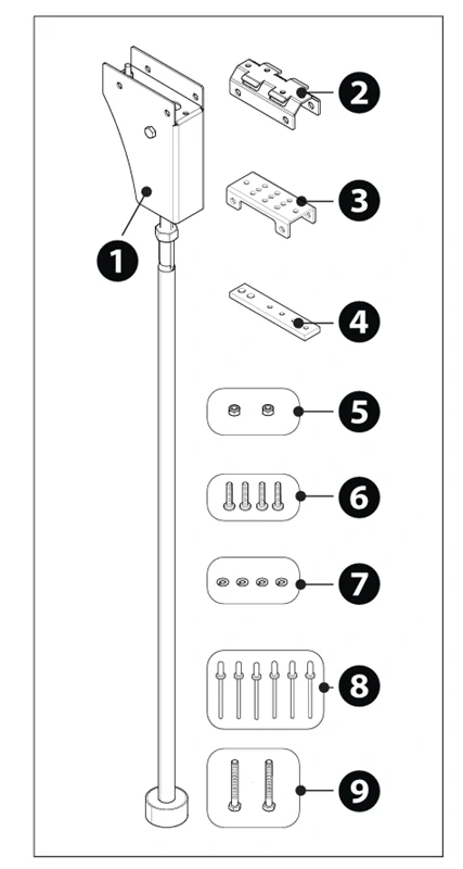 CAME 803XA-0330 pohyblivá podpora ramena