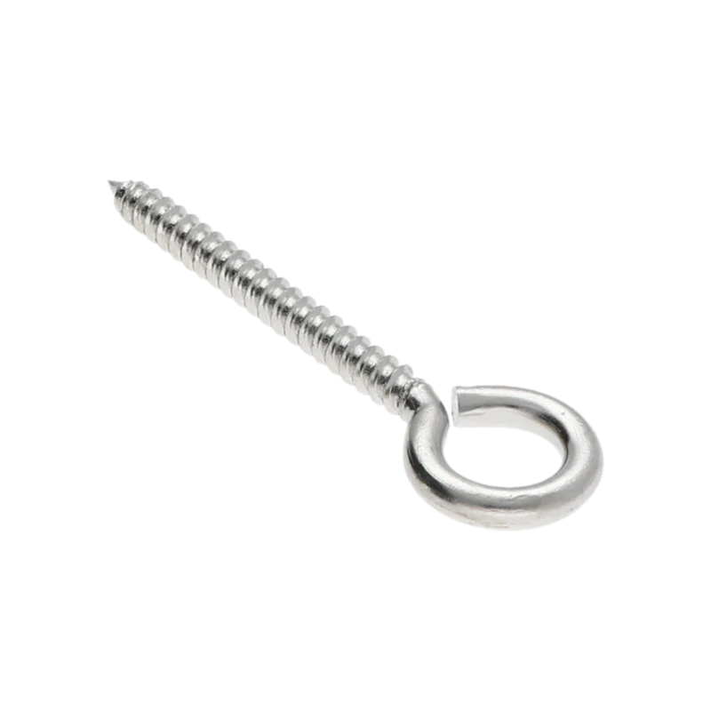 EB1-OD - Úchyt do dreva pre držiak lanka, oko ø12mm, nerez AISI304