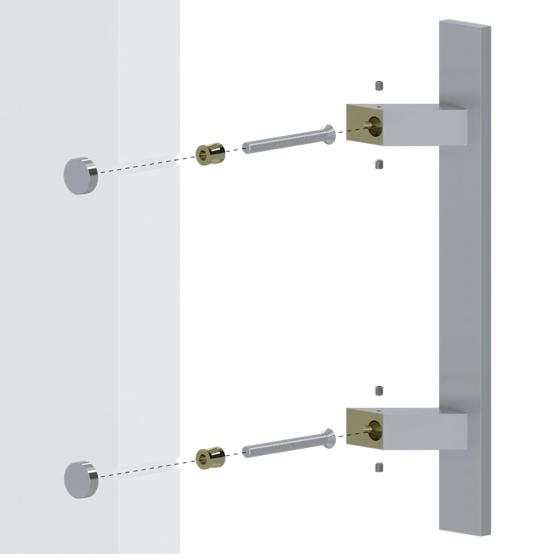 EB1-JMU-500 Nerezové 45° madlo, dĺžka 500mm, AISI304