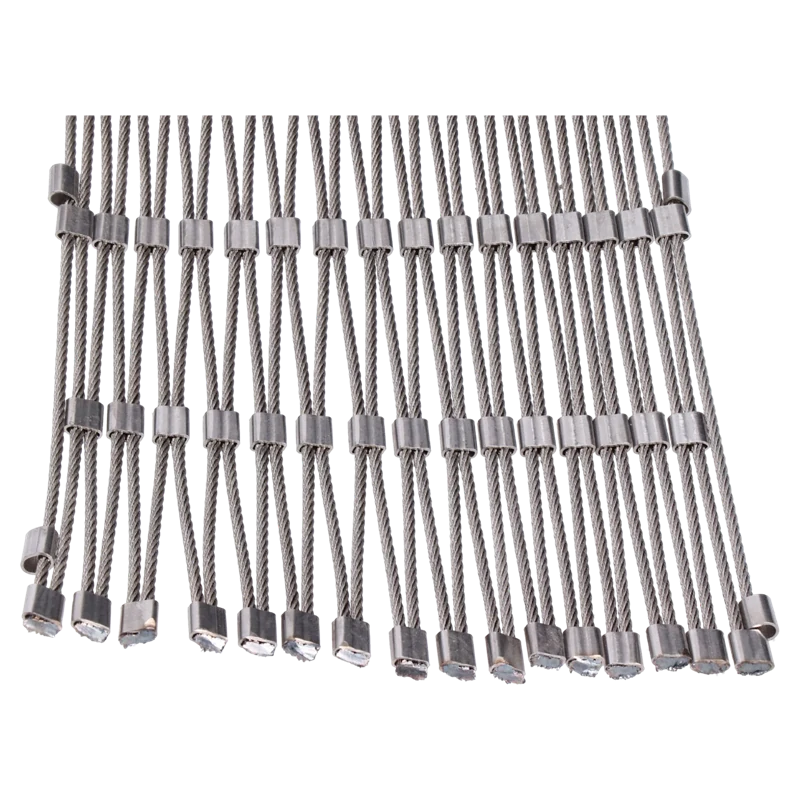 EB2-0225-1.2-60x104 Lanková sieť, 1,2 x 25 m, oko 60 x 104 mm, ø 2 mm, AISI 316