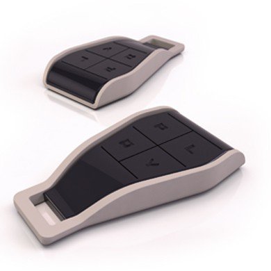 KEY TO1M vysielač 1-kanál, dotykový, 433 MHz, plávajúci kód